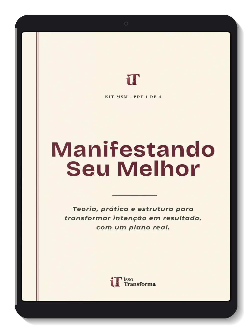Capa do ebook Manifestando Seu Melhor, PDF 1 do Kit MSM sobre Lei da Atração